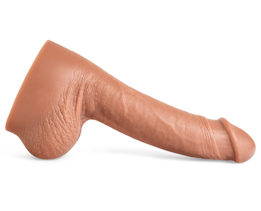 Side view of the Perfect Penis Dildo, highlighting its AI-designed ergonomic curve and balanced proportions.